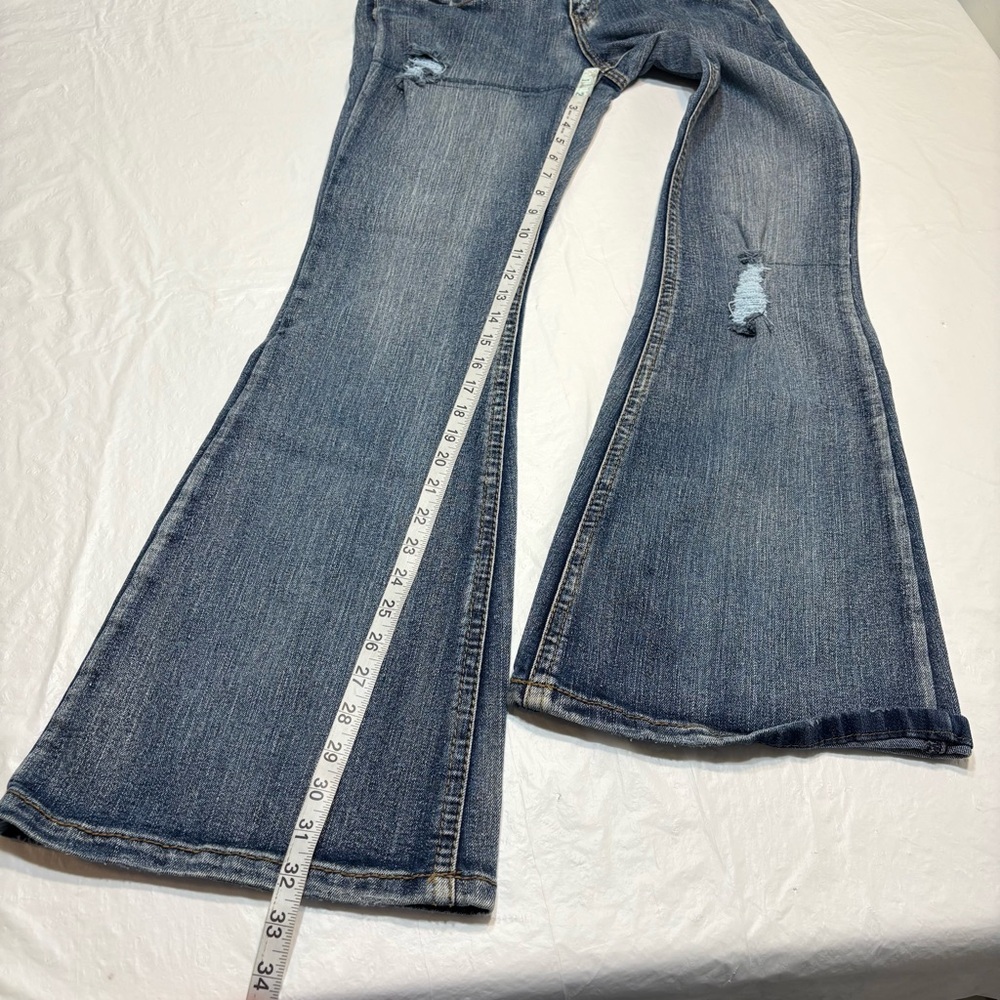 Vanilla Star Flare Distressed Jeans Women’s 7 - Picture 10 of 11